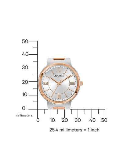 BULOVA 98L327 Analoguhr Armbanduhr 38 mm ansicht-3