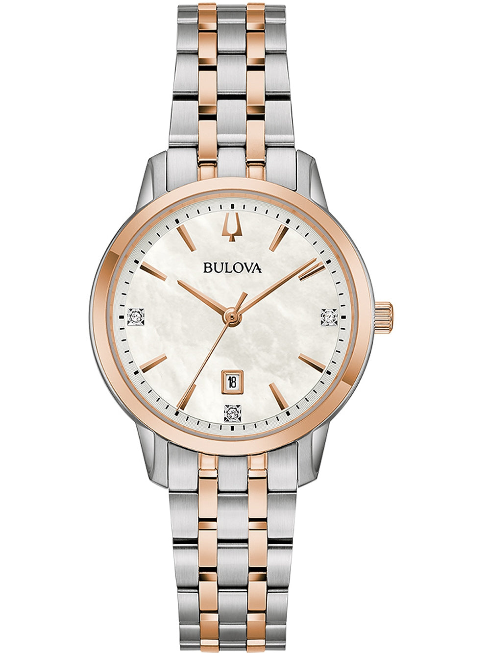 BULOVA 98P213 Analoguhr Armbanduhr 38 mm ansicht-3