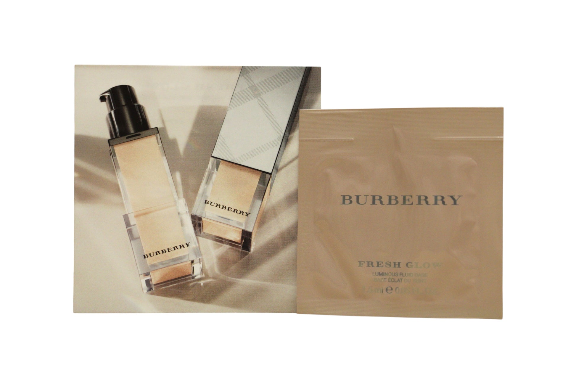 Burberry Burberry, Fresh Glow, Leichte Abdeckung, Flüssige Grundierung, 01, Nackte Strahlung, 1.5 ml *Muster Sample