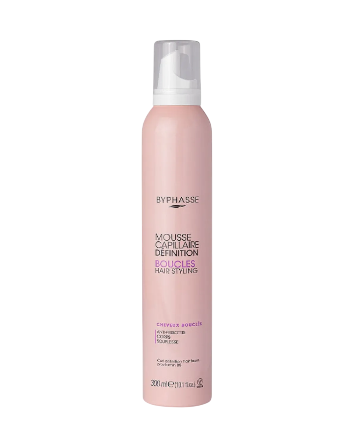 Byphasse Byphasse, Active Curl, Haarstyling-Mousse, Zum Stylen, Fester Halt, 300 ml Regular