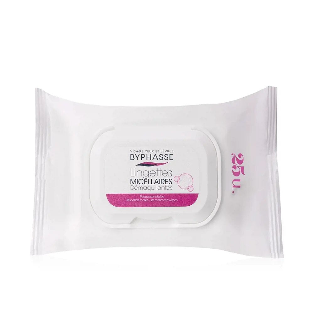 Byphasse Byphasse, Byphasse, Mizellenwasser, Reinigungstücher, Für das Gesicht, 25 stk. Regular