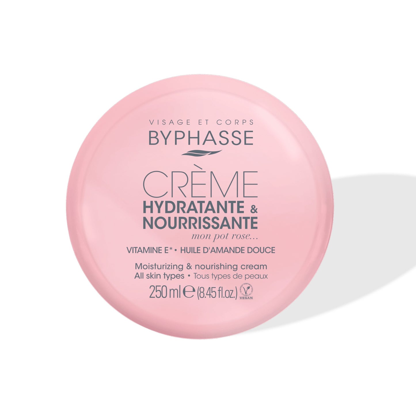 Byphasse Byphasse, Byphasse, Vitamin E, Feuchtigkeitsspendend, Sahne, Für Gesicht & Körper, 250 ml Regular