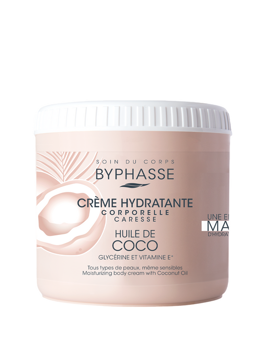 Byphasse Byphasse, Coconut Oil, Feuchtigkeitsspendend, Körpercreme, 500 ml Regular