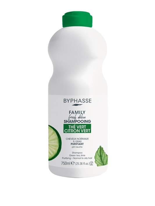 Byphasse Byphasse, Family, Grüner Tee, Haarshampoo, Reinigung, 750 ml *Tester
