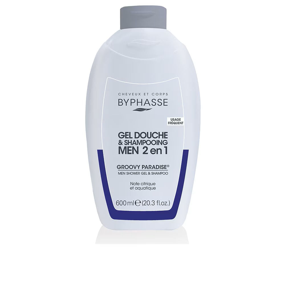 Byphasse Byphasse, Groovy Paradise, Duschgel & Shampoo 2-in-1, 600 ml Regular