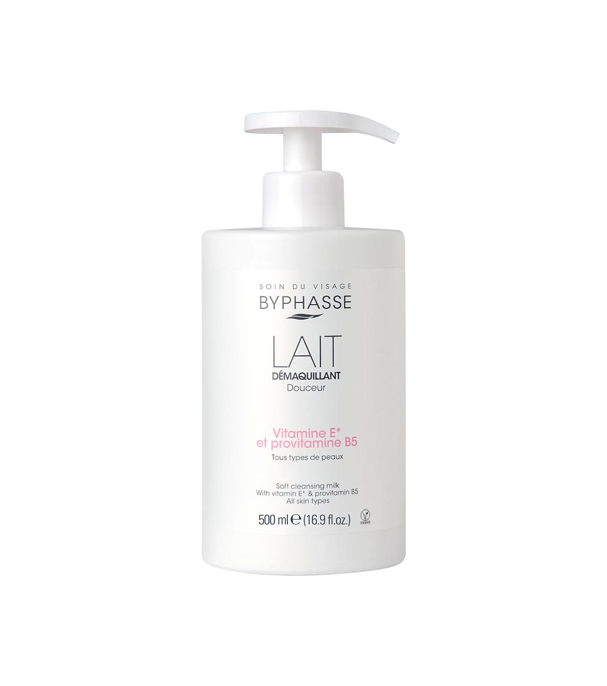 Byphasse Byphasse, Soft, Hydratisierend, Reinigungsmilch, Für das Gesicht, 500 ml Regular