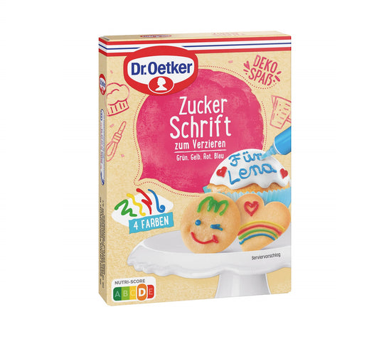 Dr. Oetker Zuckerschrift 4 Farben