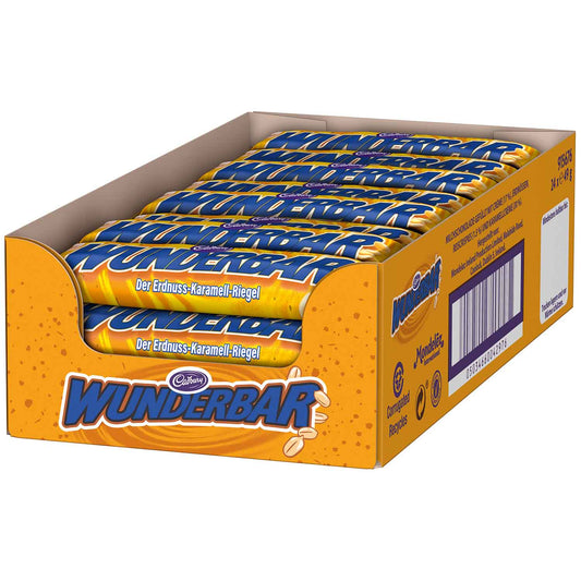 Cadbury Wunderbar 24x49g 24 Schoko-Riegel Für Vegetarier geeignet. - Candyshop.ch