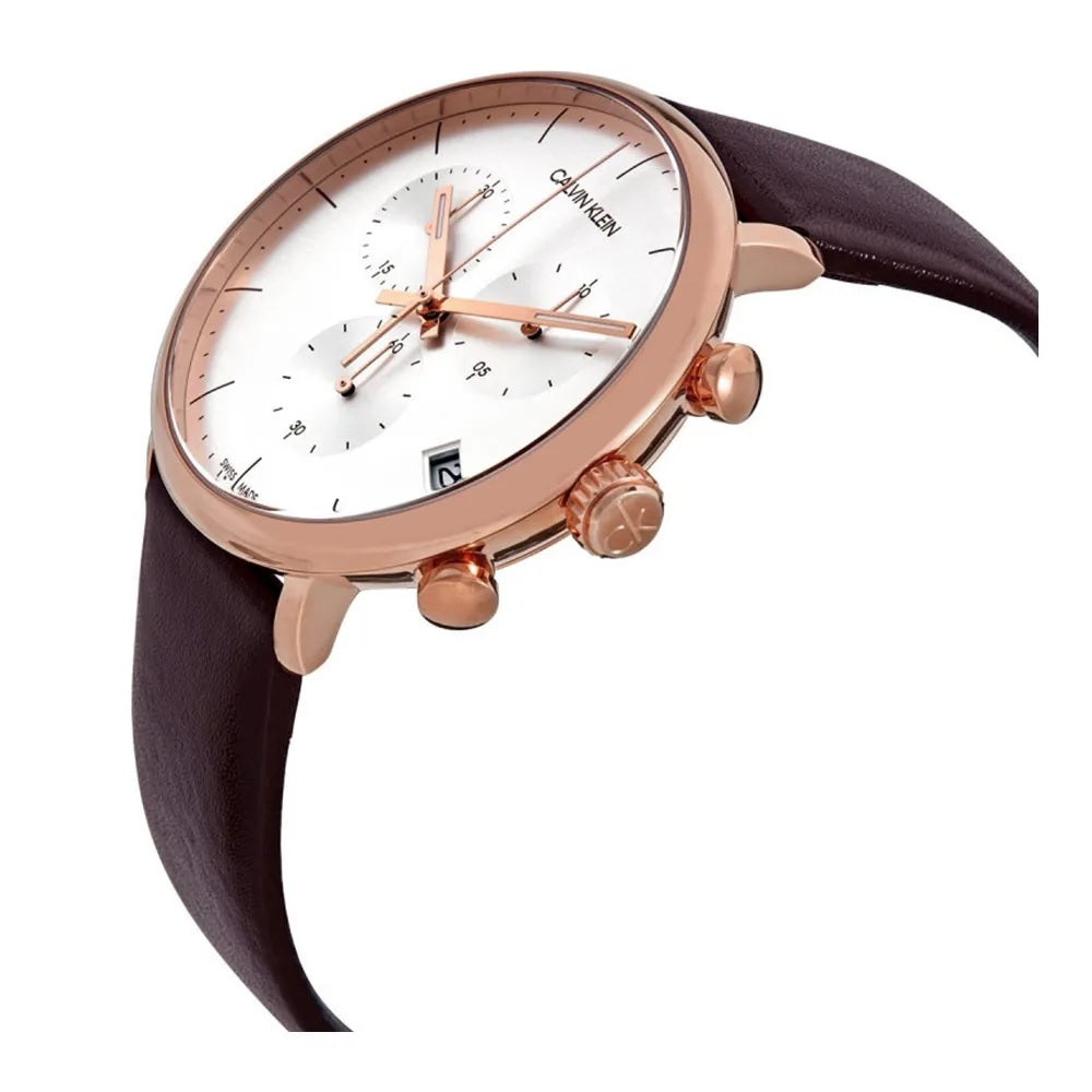 Calvin Klein HIGN NOON K8M276G6 Chronograph Armbanduhr 43 mm Gold