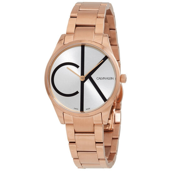 Calvin Klein LUNA K4N23X46 Only Time Armbanduhr 32 mm Gold ansicht-2