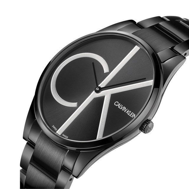 Calvin Klein MEMORY K4N21441 Only Time Armbanduhr 38 mm Schwarz ansicht-2