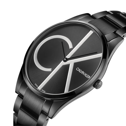 Calvin Klein MEMORY K4N21441 Only Time Armbanduhr 38 mm Schwarz ansicht-2