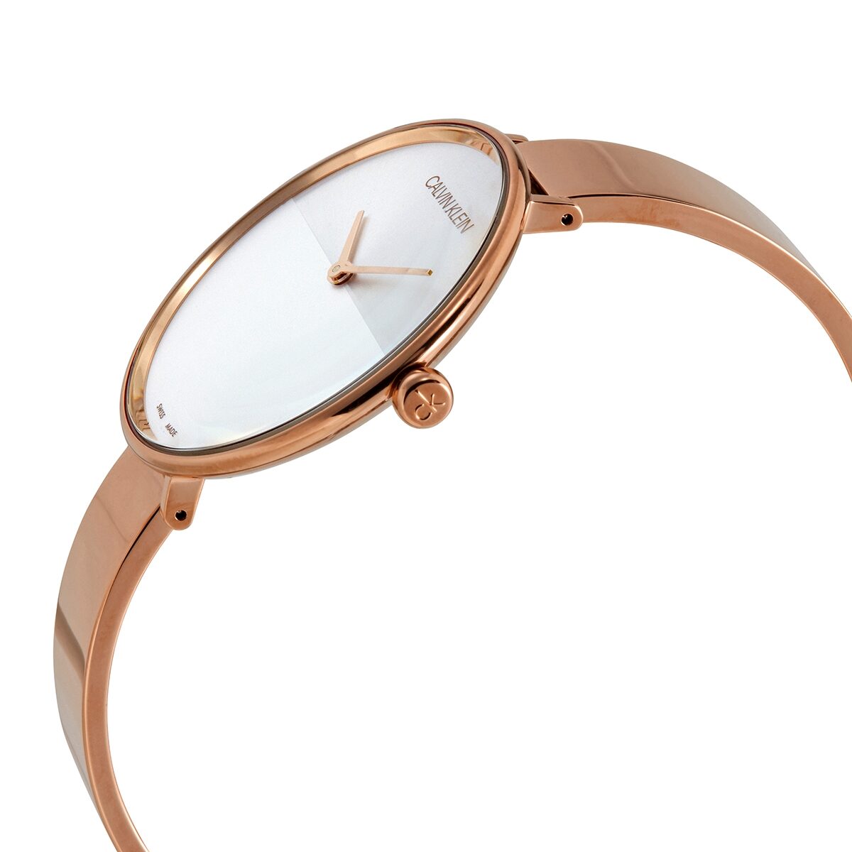 Calvin Klein RISE K7A23646 Only Time Armbanduhr 38 mm Gold ansicht-2