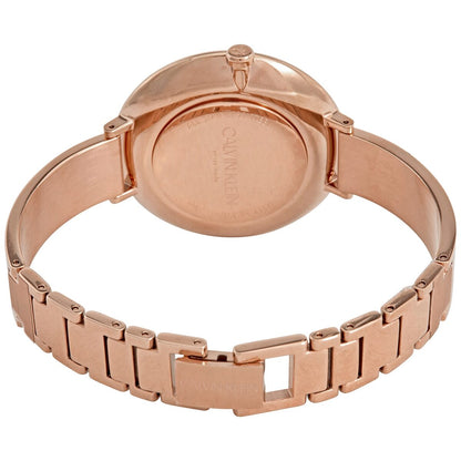 Calvin Klein RISE K7A23646 Only Time Armbanduhr 38 mm Gold ansicht-3