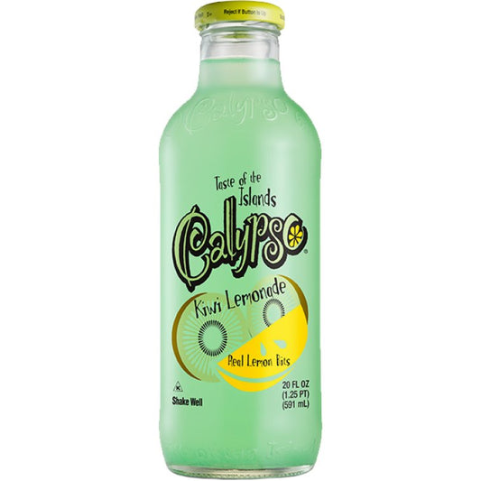 Calypso Kiwi Lemonade Glasflasche 473ml - Candyshop.ch