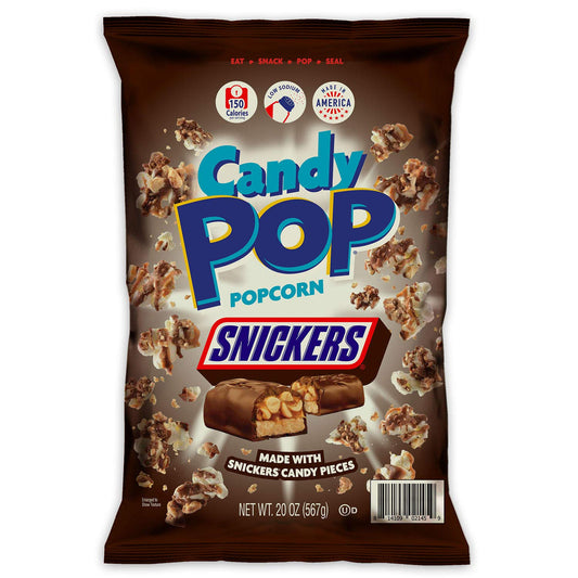 Candy Pop Snickers Popcorn 149g - Candyshop.ch