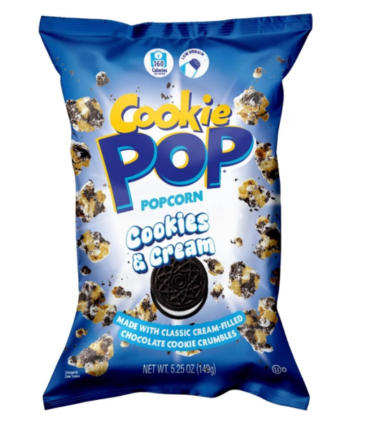 Candy Pop Cookie & Cream Popcorn 149 g süsser Snack