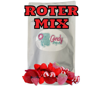 Candyshop.ch Roter Mix Sweet Bag Fruchtgummi 1 kg – Detailansicht