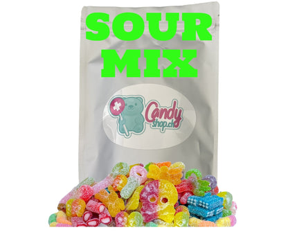 Candyshop.ch Sauer Mix Sweet Bag Fruchtgummi 1 kg – Detailansicht
