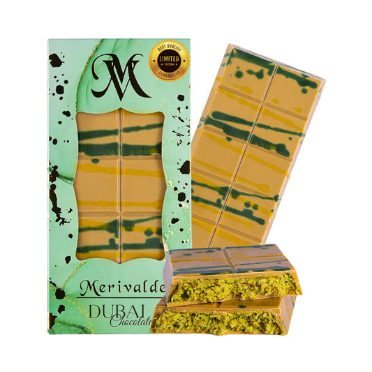 Merivalde Premium Dubai Schokolade - Limited Gold Edition 200g - Candyshop.ch