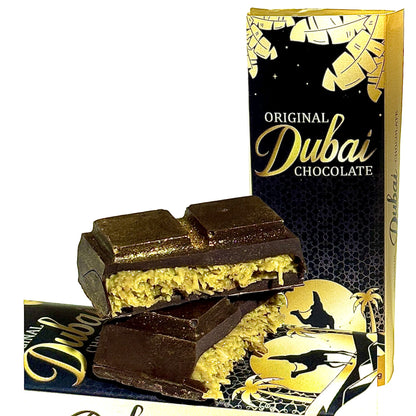 Original Dubai Schokolade (24k Goldstaub) 54,5% feinste Callebaut Zartbitterschokolade MHD 05/2025 - Candyshop.ch