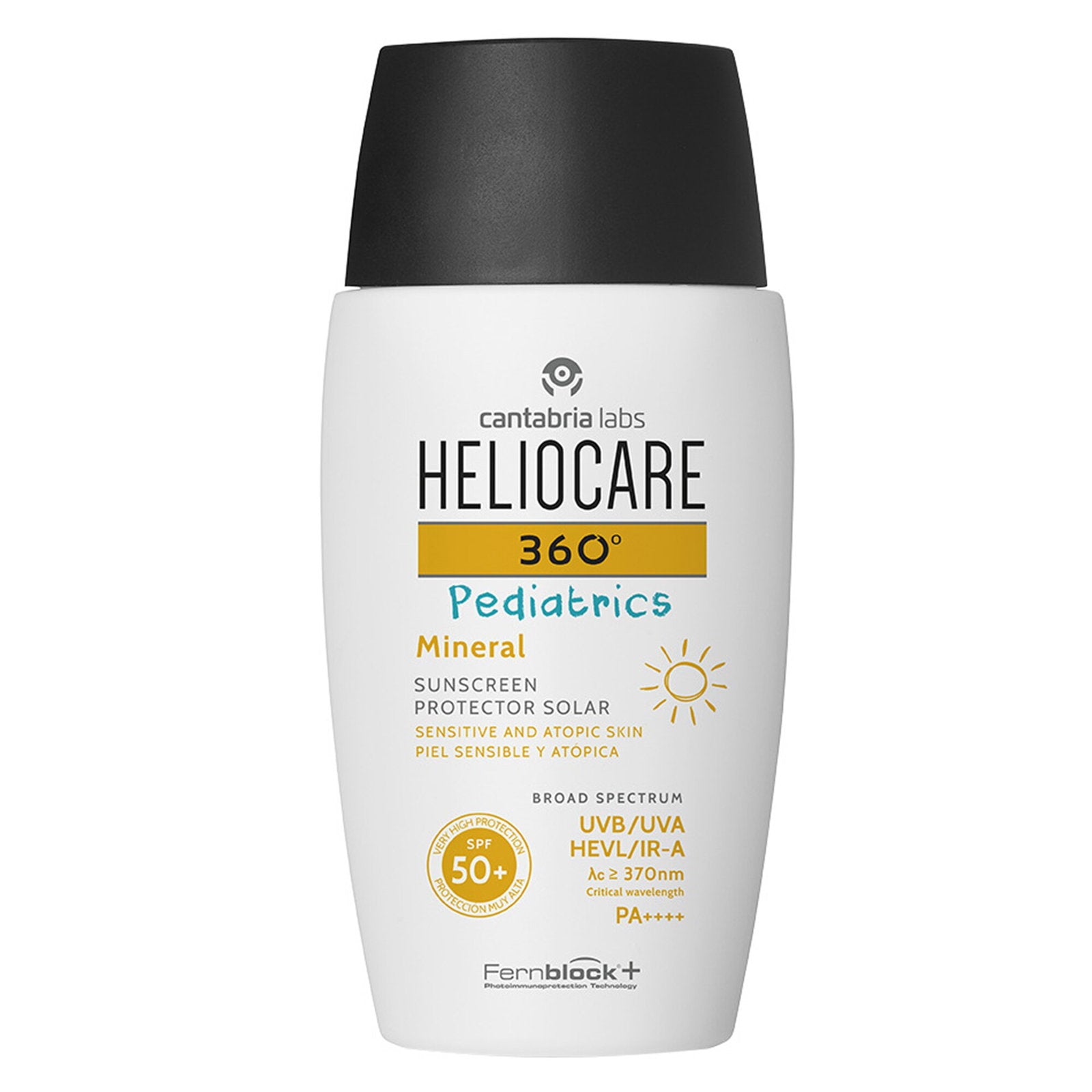 Cantabria Labs Cantabria Labs, Heliocare 360º Pediatrics, Mineral, Hoher UV-Schutz, Sonnencreme, Körper, Mineral, 50 ml Regul
