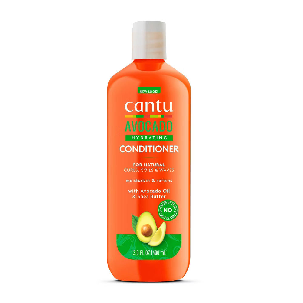 Cantu Avocado + Shea Haarspülung 400 ml – Feuchtigkeitsspendende Pflege für geschmeidiges Haar