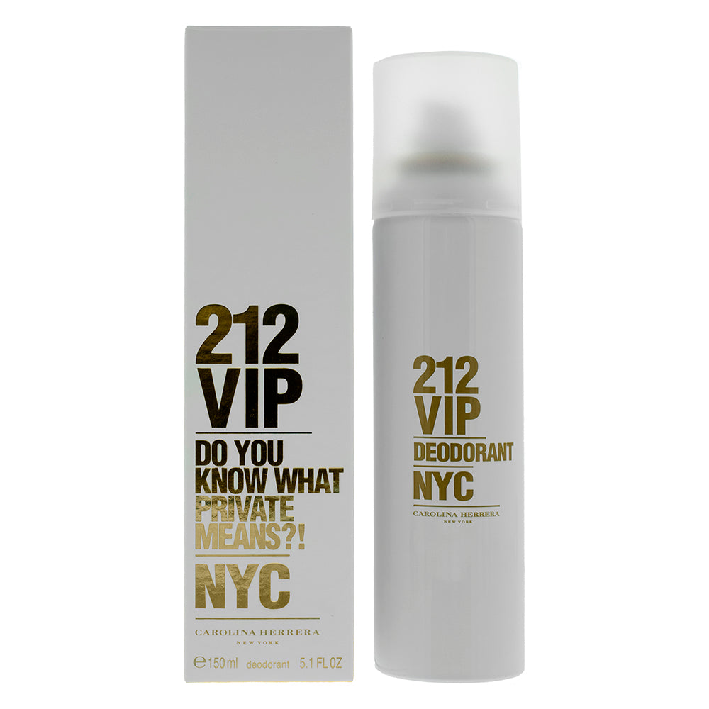 Carolina Herrera Carolina Herrera, 212 VIP, Deodorant Spray, Für Frauen, 150 ml Regular