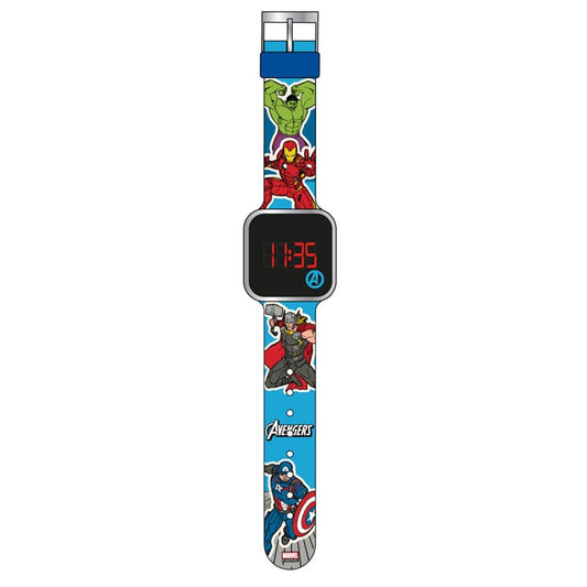 CARTOON AVENGERS - Led Watch Kinder Quarzuhr aus Kunststoff 33 mm 506263_B – Produktansicht