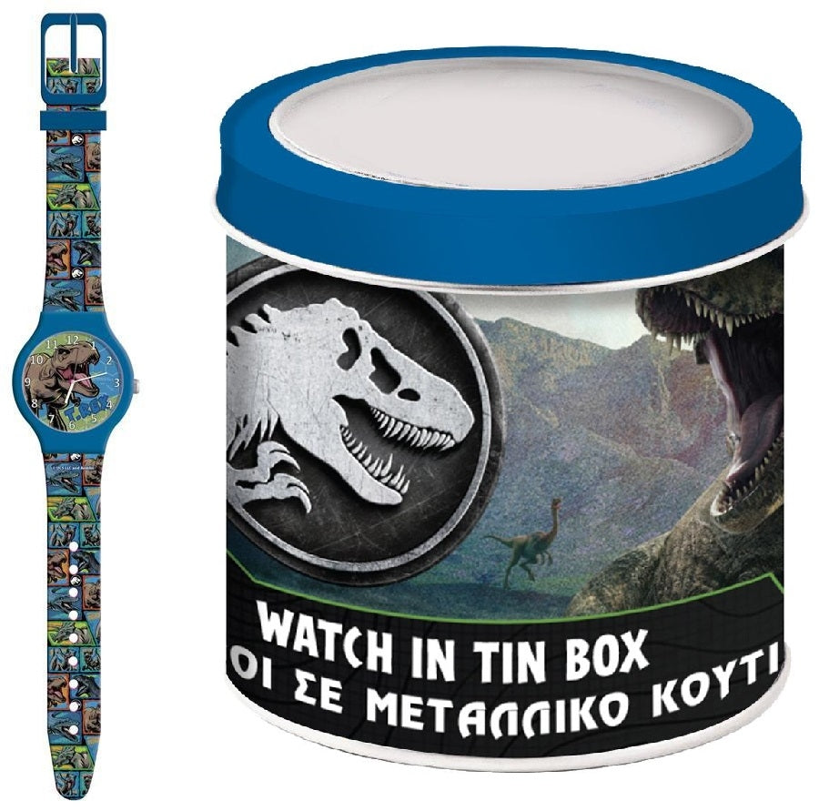 CARTOON JURASSIC PARK - Tin Box 570996 Only Time Armbanduhr 33 mm