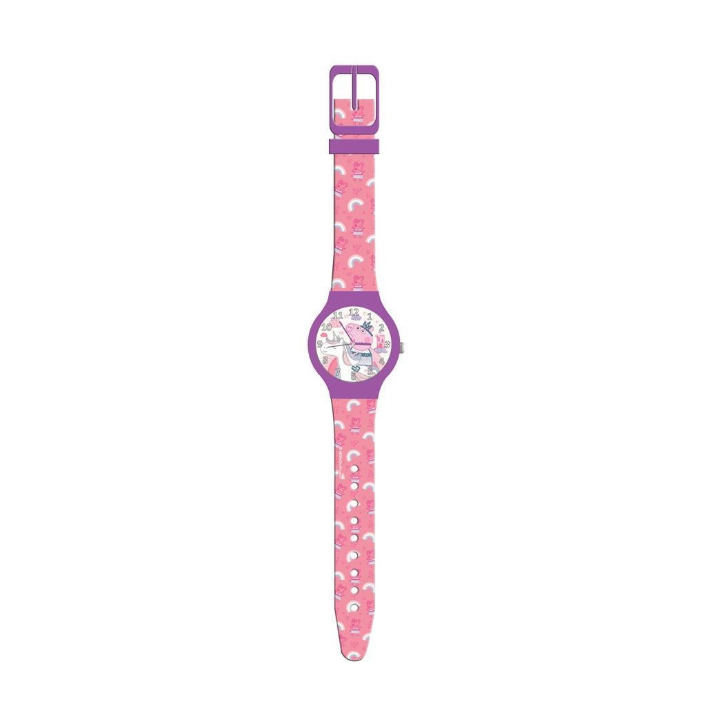 CARTOON PEPPA PIG - Tin Box 482625 Only Time Armbanduhr 32 mm