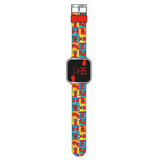 CARTOON SPIDERMAN - Led Watch Kinder Quarzuhr aus Kunststoff 33 mm 508448_B – Produktansicht