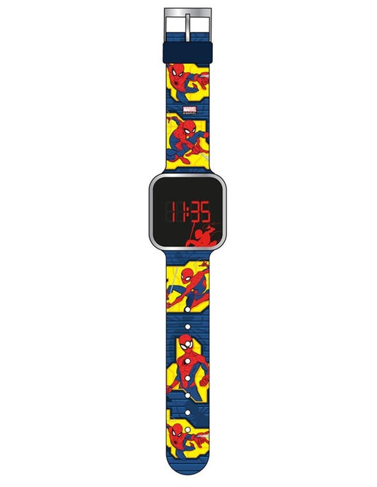 CARTOON SPIDERMAN - Led Watch Kinder Quarzuhr aus Kunststoff 33 mm 508448 – Produktansicht
