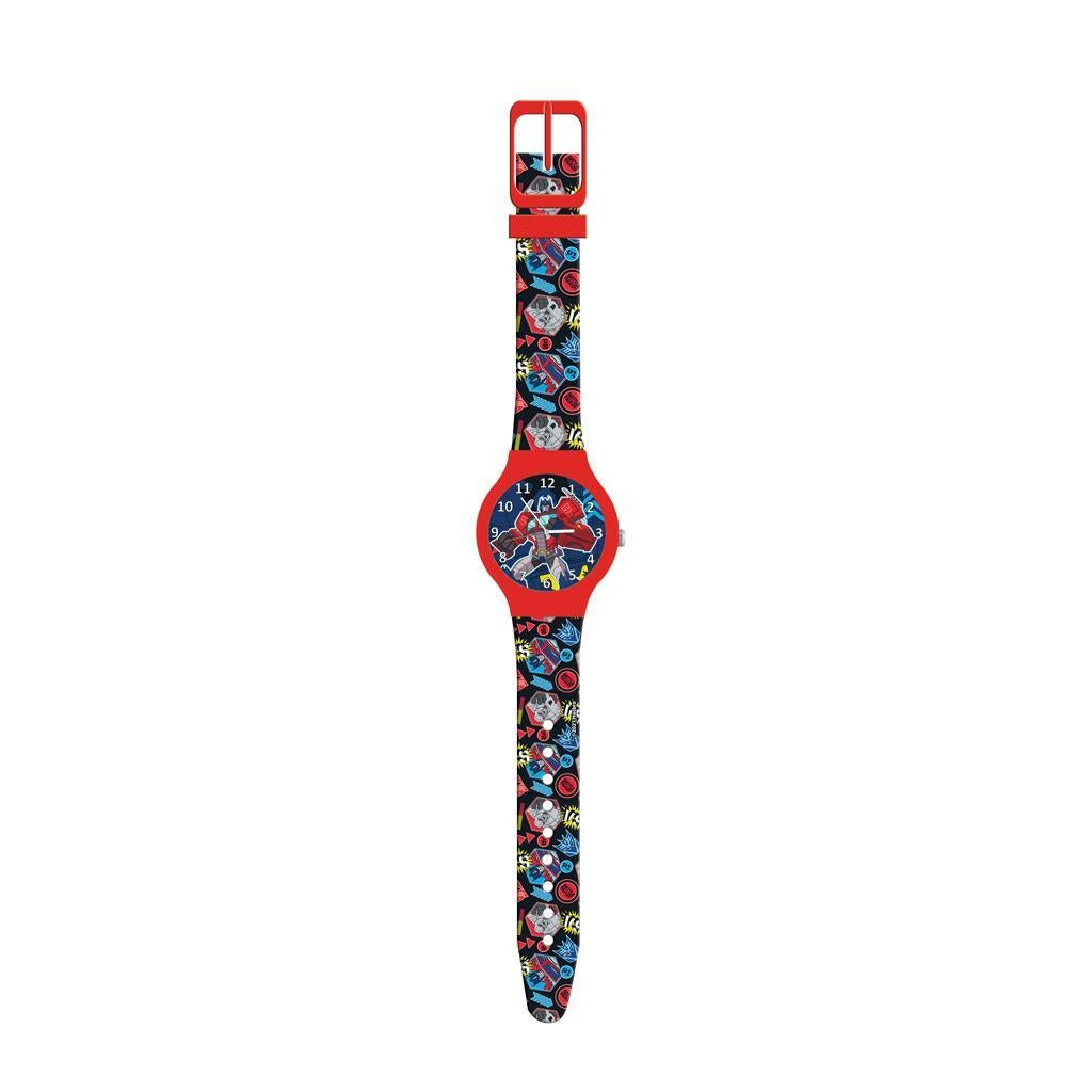 CARTOON TRANSFORMERS - Tin Box 483204 Only Time Armbanduhr 32 mm