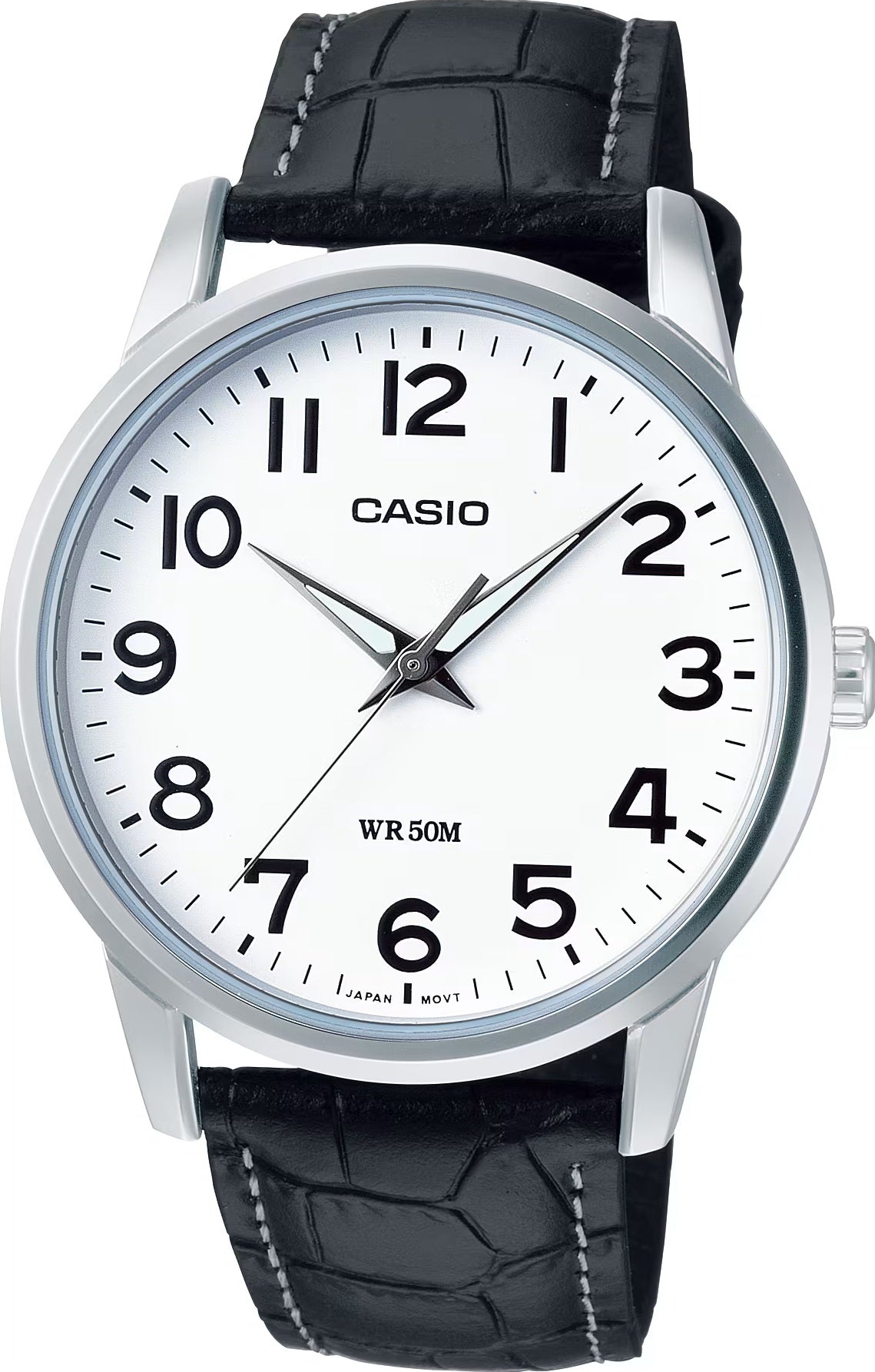 CASIO COLLECTION & VINTAGE 3 H - WHITE MTP-1303L-7BVDF Only Time Armbanduhr 40 mm Weiss