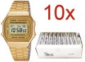 CASIO COLLECTION & VINTAGE Unisex Quarzuhr aus Metal 36 mm A168WG-9E-10 – Seitenansicht