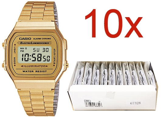 CASIO COLLECTION & VINTAGE A168WG-9E-10 Multifunction Armbanduhr 36 mm