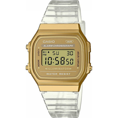 CASIO COLLECTION & VINTAGE A168XESG-9AEF Multifunction Armbanduhr 36 mm Gold ansicht-2