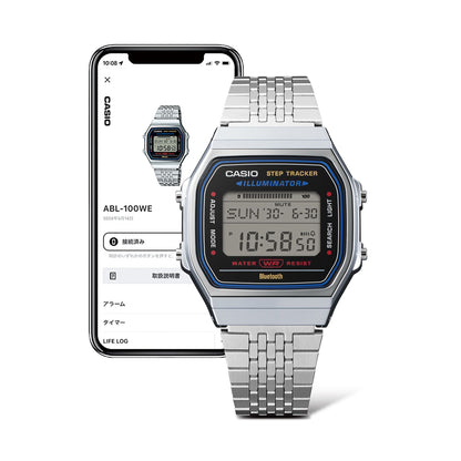 CASIO COLLECTION & VINTAGE ABL-100WE-1AEF Multifunction Armbanduhr 38 mm Schwarz ansicht-2