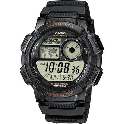 CASIO COLLECTION & VINTAGE AE-1000W-1AVEF Multifunction Armbanduhr 45 mm Schwarz