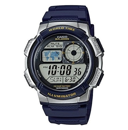 CASIO COLLECTION & VINTAGE AE-1000W-2AVDF Multifunction Armbanduhr 45 mm Blau