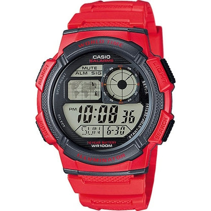 CASIO COLLECTION & VINTAGE Herren Quarzuhr aus Kunststoff mit Resin 45 mm AE-1000W-4AVDF – Produktansicht