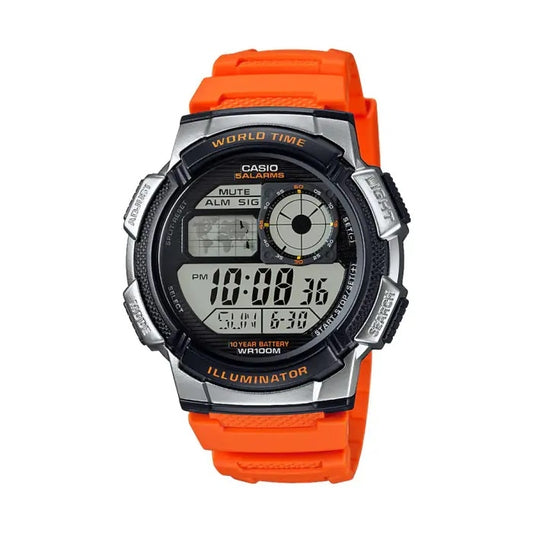 CASIO COLLECTION & VINTAGE AE-1000W-4BVDF Multifunction Armbanduhr 45 mm Rot