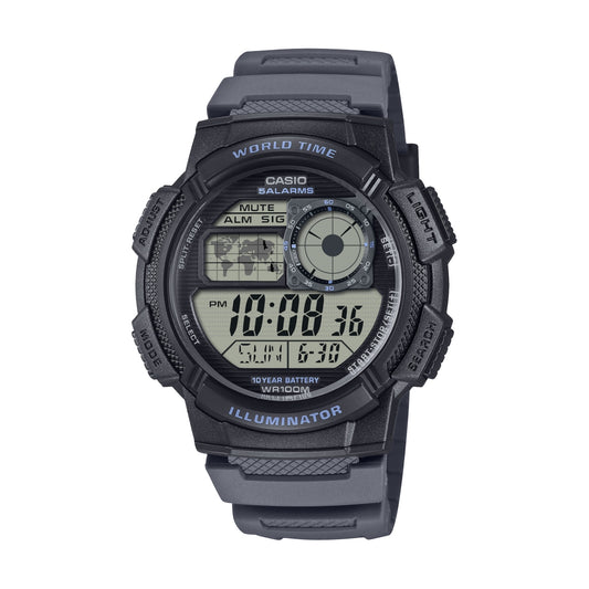 CASIO COLLECTION & VINTAGE Herren Quarzuhr aus Kunststoff mit Resin 45 mm AE-1000W-8AVEF – Produktansicht