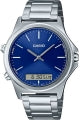 CASIO COLLECTION & VINTAGE ANA-DIGIT ALARM - BLUE MTP-VC01D-2EUDF Day & Date Armbanduhr 41.5 mm Blau ansicht-3