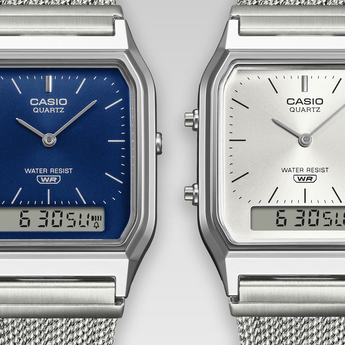 CASIO COLLECTION & VINTAGE AQ-230EM-7AEF Sonnenbrille Silber ansicht-3