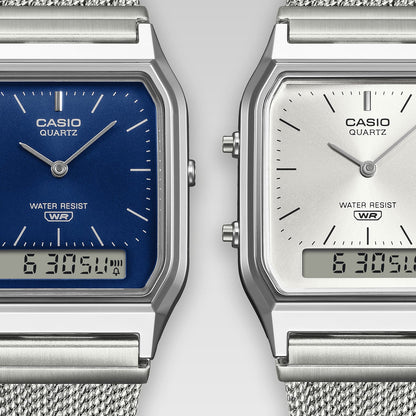 CASIO COLLECTION & VINTAGE AQ-230EM-7AEF Sonnenbrille Silber ansicht-3