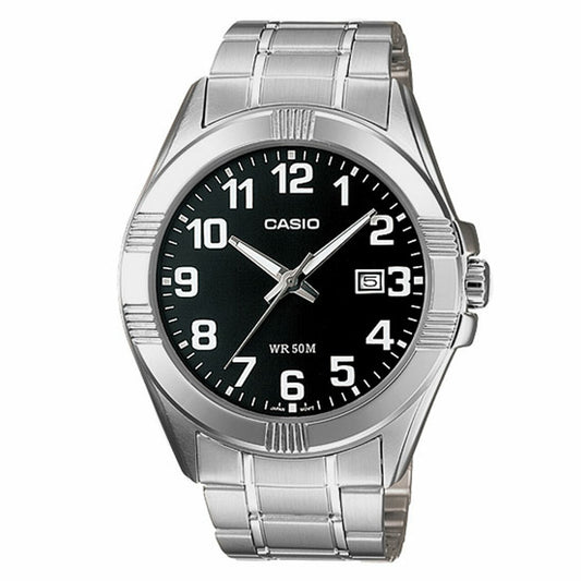 CASIO COLLECTION & VINTAGE BOLD DATE - BLACK MTP-1308D-1BVDF Date Armbanduhr 43.5 mm Schwarz