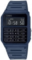 CASIO COLLECTION & VINTAGE CALCULATOR EDGY COLLECTION - BLUE Unisex Quarzuhr aus Kunststoff mit – Seitenansicht