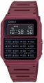 CASIO COLLECTION & VINTAGE CALCULATOR EDGY COLLECTION - RED CA-53-WF-4BDF Multifunction Armbanduhr 34 mm Rot ansicht-3